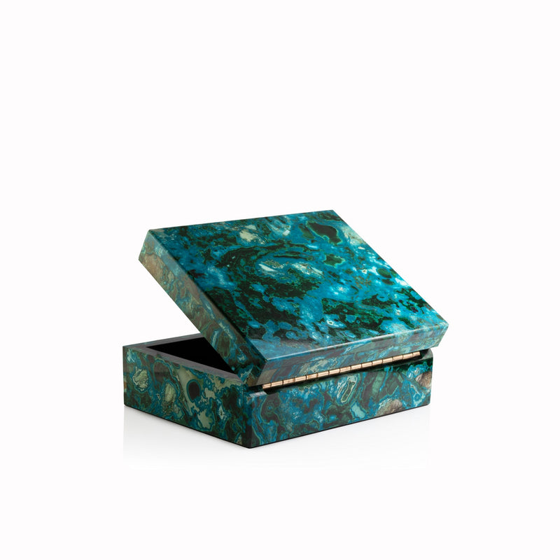 Chrysocolla & Malachite Box B88