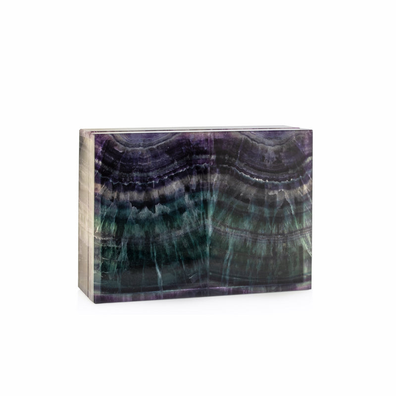 Large Rainbow Fluorite Box B89