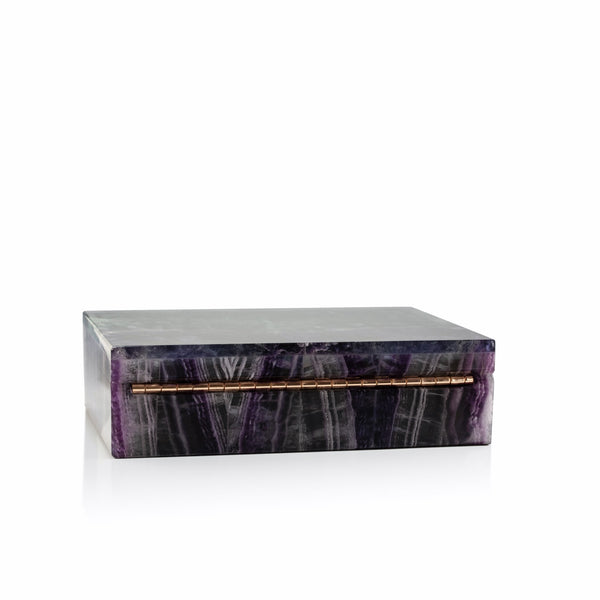 Large Rainbow Fluorite Box B89