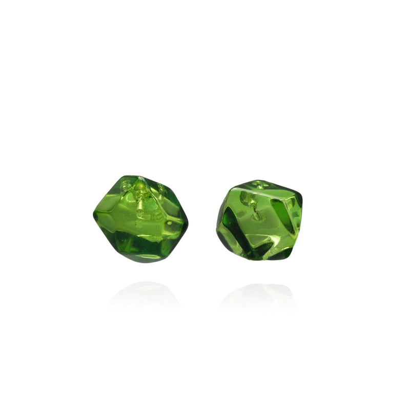 Green Baltic Amber Earrings G14