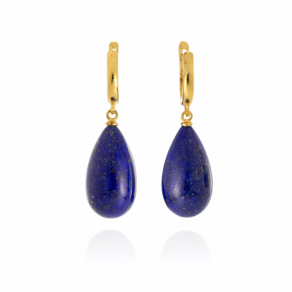 Natural Lapis Lazuli Drop Earrings G21