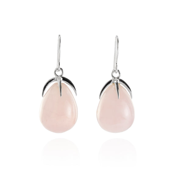 Rose Quartz Drop Earrings G23