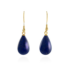 Natural Lapis Lazuli Drop Earrings G25