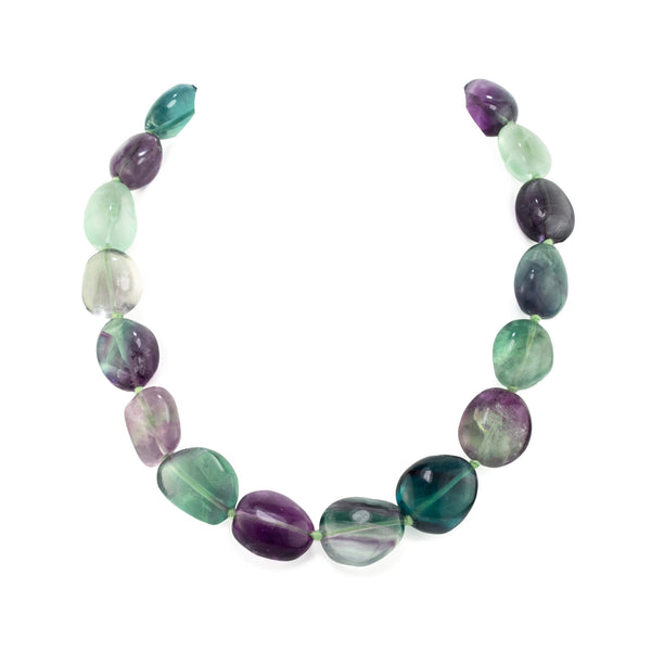 Giverny Fluorite Nugget Necklace Q13