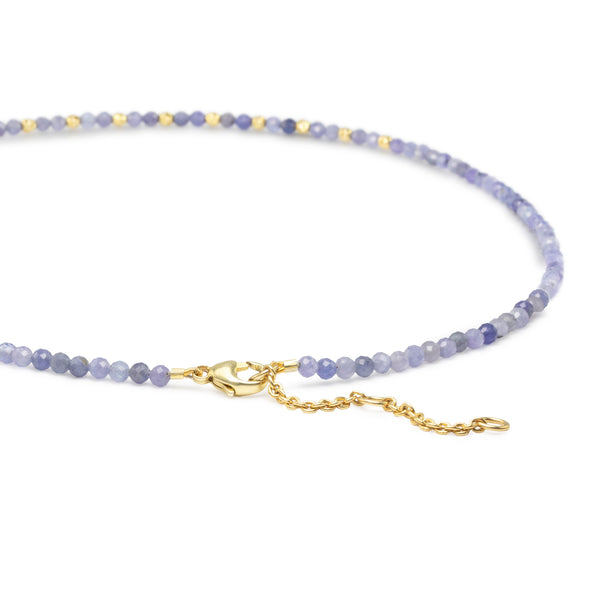 Tanzanite Strand Necklace Q22