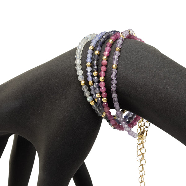 Iolite Strand Bracelet Q29