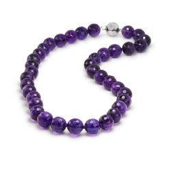 Faceted Natural Amethyst Necklace T24