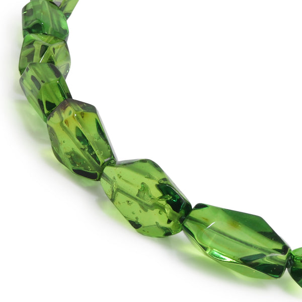 Green Baltic Amber Necklace T32