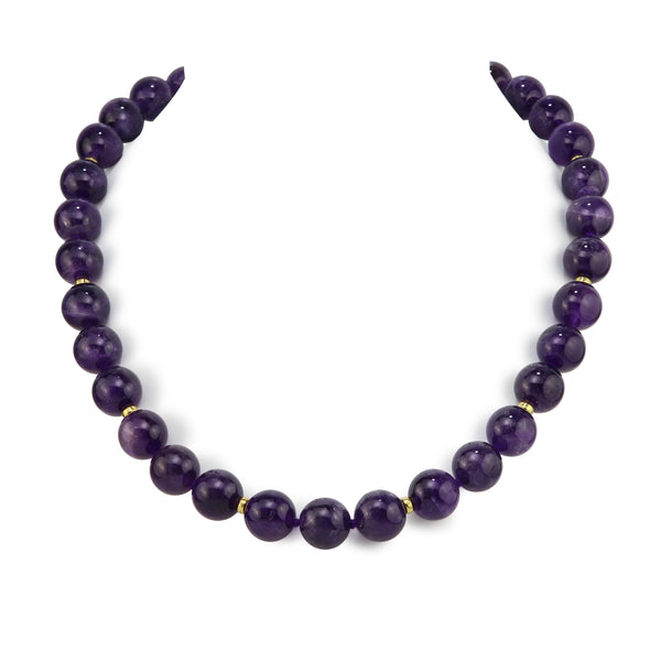 Natural Amethyst Necklace T49