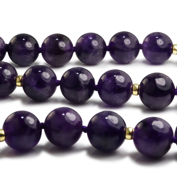 Natural Amethyst Necklace T49