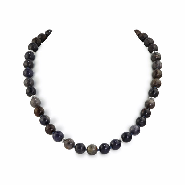 Natural Cloudy Sapphire Necklace T51