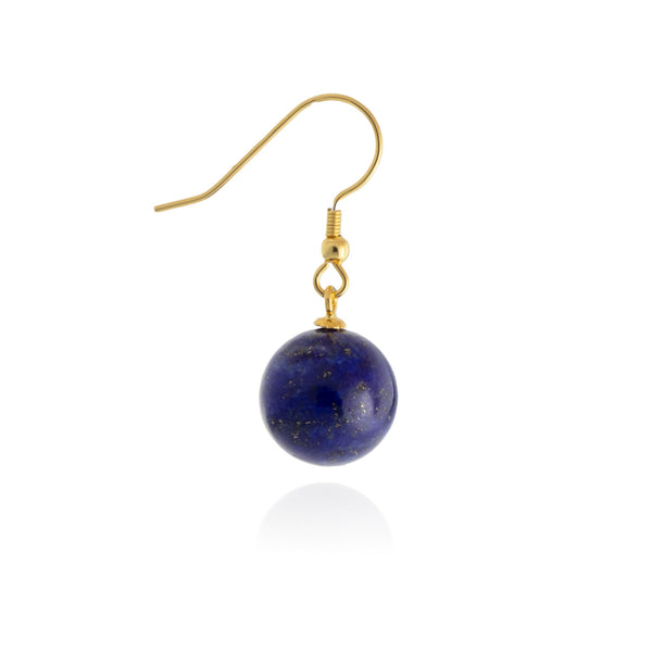 Natural Lapis Lazuli Bead Earrings V18