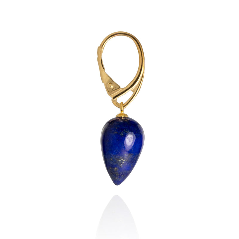 Natural Lapis Lazuli Drop Earrings V27