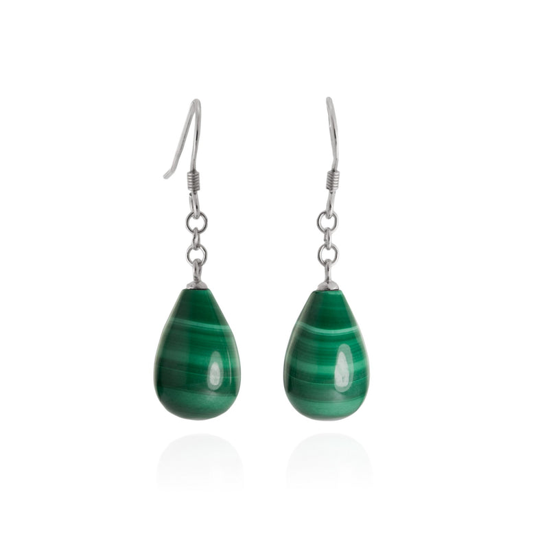 Malachite Drop Earrings V28