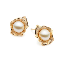 Venus Gilded Silver & Pearl Earrings – Braybrook & Britten